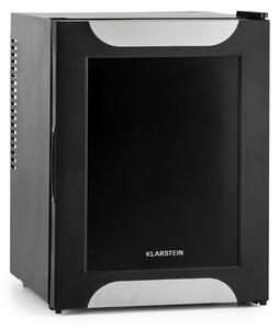 Klarstein Happy Hour, черен с декоративна врата, минибар, хладилник, 33 л, безшумен, G