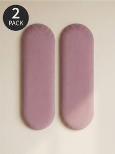Sinsay - Тапицирани стенни панели 2 pack - пастелнорозово