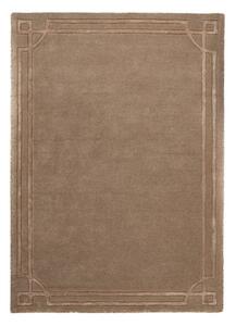 Кафяв ръчно изработен вълнен килим 120x170 cm Gatsby – Flair Rugs