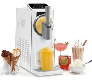 Машина за сладолед 6в1 Cuisinart Frost Fusion Ice Cream & Slushie ICE201E, 170W, 1.6 л, Интелигентно дозиране, Поддържане на темп, Компресор, Бял