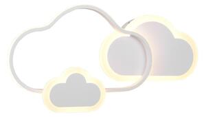 Бяла детска лампа 52x25 cm Cloudy - Reality