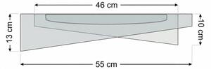 LED таванно осветително тяло GALAXY MODERN LED/24W/230V Ø 55 cm сиво/бежово/златисто