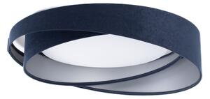 LED таванно осветително тяло GALAXY MODERN, 24 W, 230 V, Ø 55 см, синьо/сребристо