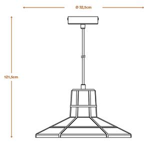 LEDVANCE Concrete Sala висящо осветително тяло, бетон, тъмно сиво