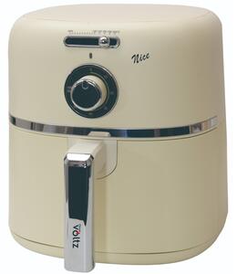 Фритюрник с горещ въздух Oliver Voltz Nice OV51980PR, 1500W, 4.2 л, 60-200°C, Таймер 60 мин, Незалепващо покритие, Кремав
