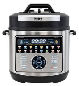 Мултикукър под налягане Oliver Voltz OV51985L6, 1000W, 6L, 90 kPa, 3 степени, LED дисплей, Инокс