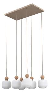 Полилей с кабел BALLO 6xE14/10W/230V бежов