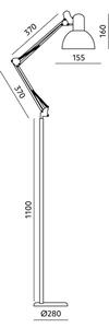 Brilagi - Гъвкава подова лампа TASKER 1xE27/60W/230V 184 cm бежова