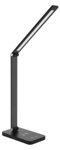 Brilagi -LED димируема настолна лампа с докосване и безжично зареждане QI LED/7W/5V 3000/4000/6000K черна