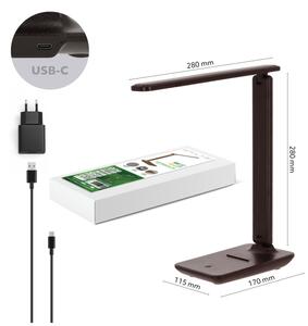 Brilagi-LED Димируема настолна лампа MODO LED/7W/230V 3000/4000/6500K кафява