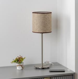 Brilagi - LED настолна лампа NUBILA 1xE27/60W/230V кафява