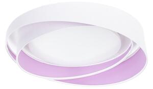 LED таванен плафон GALAXY MODERN LED/24W/230V Ø 55 см бяло/лилаво