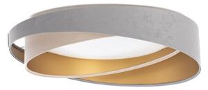 LED таванно осветително тяло GALAXY MODERN LED/24W/230V Ø 55 cm сиво/бежово/златисто