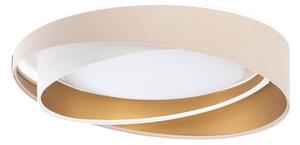 LED таванно осветително тяло GALAXY MODERN LED/24W/230V Ø 55 см бежово/бяло/златно