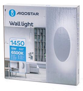 Aigostar - LED стенно осветително тяло LED/12W/230V 6500K 25 cm бяло