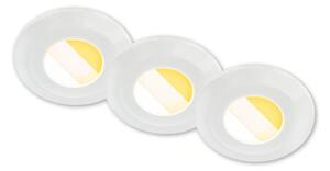 Briloner 7588036 - Комплект 3xLED таванно осветително тяло за баня KLIRA 3xLED/4,9W/230V IP44, бяло