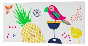 Пластно HappyFriday Moshi Moshi Pretty parrots Многоцветен 27 x 54 cm