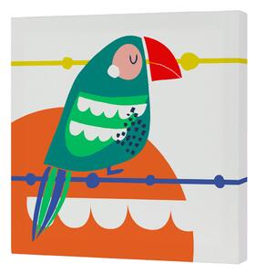 Пластно HappyFriday Moshi Moshi Pretty parrots Многоцветен 27 x 27 cm