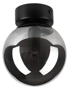 Плафон ELIAS 1xE14/5W/230V Ø 13 см черен/димчато сив