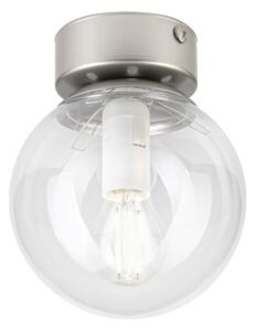 Плафон ELIAS 1xE14/5W/230V Ø 13 см матов хром/прозрачно