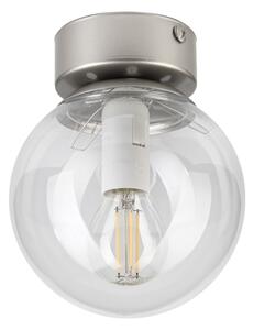 Плафон ELIAS 1xE14/5W/230V Ø 13 см матов хром/прозрачно