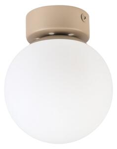 Плафон ELIAS 1xE14/5W/230V Ø 13 см бежово/бяло