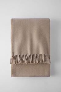 Кафяво одеяло със съдържание на памук Basics, 140 x 180 cm Plain - Euromant