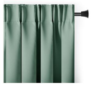 Светлозелено затъмняващо/термо перде 140x245 cm Pleat – Restilo