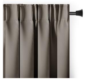 Затъмняващо/термо перде кафяво-сиво 140x245 cm Pleat – Restilo