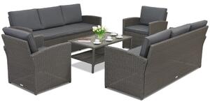 Градински мебели Monaco Coffee 8 Garden Point антрацит