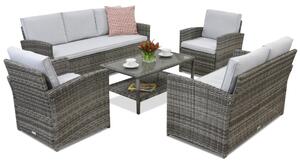 Градински мебели Monaco Coffee 7 Garden Point сив