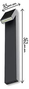 Viking - LED соларна лампа LED/1,4W/3,7V IP65 3000K