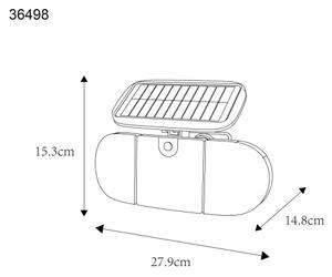 Globo 36498 - LED соларно осветително тяло със сензор LED/10W/3,7V IP44