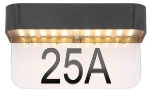 Globo 36790 - соларен LED номер за къща LED/6W/3,7V IP54