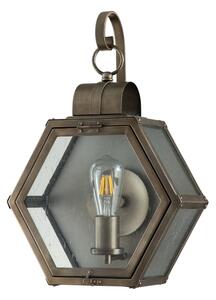 Quintiesse QN-HEATH-M-BU - Външно стенно осветително тяло HEATH M 1xE27/60W/230V IP44 бронзов
