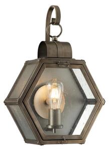 Quintiesse QN-HEATH-M-BU - Външно стенно осветително тяло HEATH M 1xE27/60W/230V IP44 бронзов