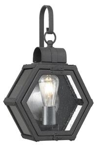 Quintiesse QN-HEATH-S-MB - Външен стенен осветител HEATH S 1xE27/60W/230V IP44 черен