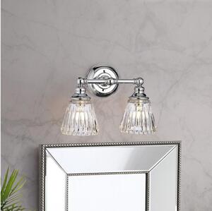Quintiesse QN-KEYNES2-BATH-LED Стенен аплик за баня KEYNES, 2xG9/3W/230V, IP44, лъскав хром