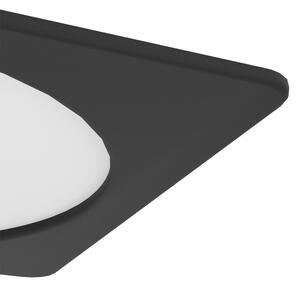 Eglo 901393 - вградено LED таванно осветително тяло FUEVA LED/18,5W/230V 21,6x21,6 cm черно