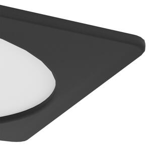 Eglo 901392 - LED вградено осветително тяло FUEVA LED/10,5W/230V 16,6x16,6 cm черно