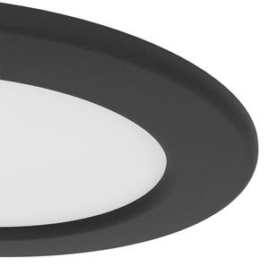 Eglo 901413-LED Вградено осветително тяло за баня FUEVA LED/6,3W/230V Ø 11,9 cm IP44 черно