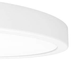 Eglo 901377 - LED RGBW димируем таванен плафон с опушено стъкло FUEVA-Z LED/14,3W/230V 27,8cm IP44 бял