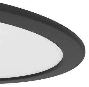 Eglo 901389 - LED вградено осветително тяло FUEVA LED/18,5W/230V Ø 21,6 cm черно