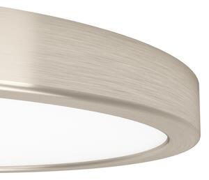 Eglo 901382 -LED RGBW димируемо плафонно осветително тяло с опушено стъкло FUEVA-Z LED/14,3W/230V 27,8cm IP44 хром