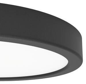 Eglo 901372 -LED RGBW Димируемо опушено таванно осветително тяло FUEVA-Z LED/11,2W/230V 21,1cm IP44 черно