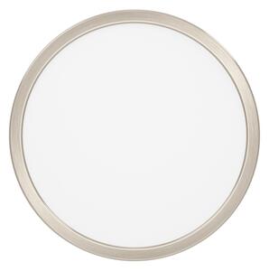 Eglo 901382 -LED RGBW димируемо плафонно осветително тяло с опушено стъкло FUEVA-Z LED/14,3W/230V 27,8cm IP44 хром