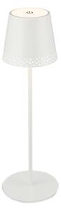 Brilo - LED настолна презареждаема сензорна лампа KIKI LED/2,6W/5V IP44 2600 mAh бяла