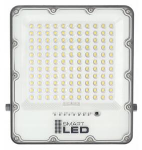 Димируем соларен LED прожектор LED/150W/3,2V 5000K 15000 mAh IP65 черен + дистанционно управление