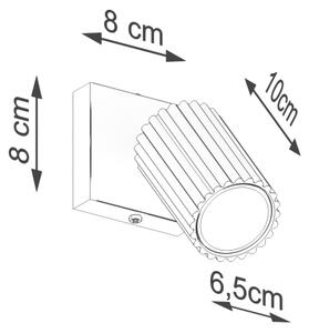 Sollux SL.1540 - Спот аплик KARBON 1xGU10/10W/230V бял