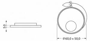 Brilagi -LED детско таванно осветително тяло STARSHIP LED/64W/230V 3000/4500K синьо